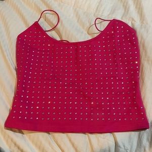 Superdown hot pink top size S